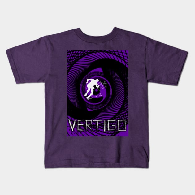 Vertigo Movie Alfred Hitchcock Gift Kids T-Shirt by Scar